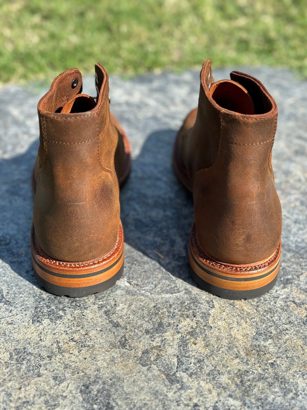 Photo by Armmmmm on October 3, 2023 of the Parkhurst The Allen in Rust Waxy.