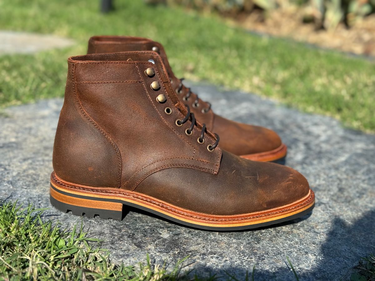 Photo by Armmmmm on October 3, 2023 of the Parkhurst The Allen in Rust Waxy.
