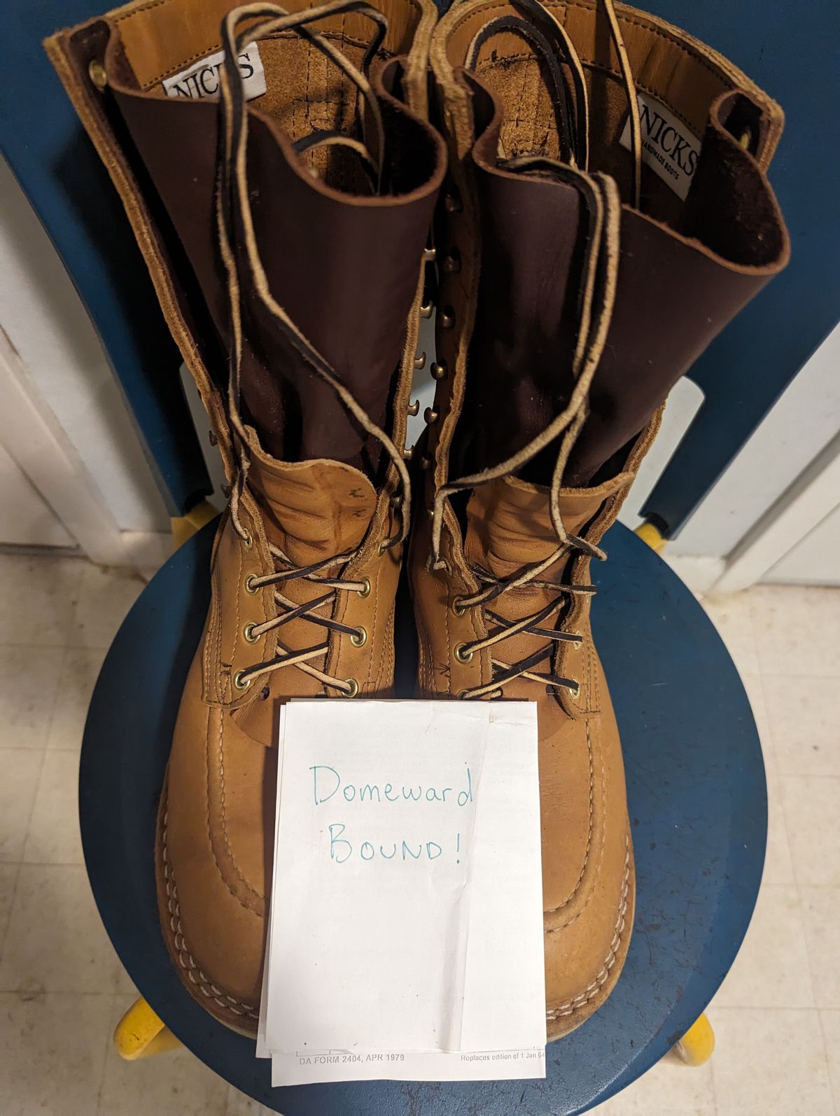 Photo by rotocheese on October 2, 2023 of the Nicks BuilderPro in Seidel 1964 Tan.