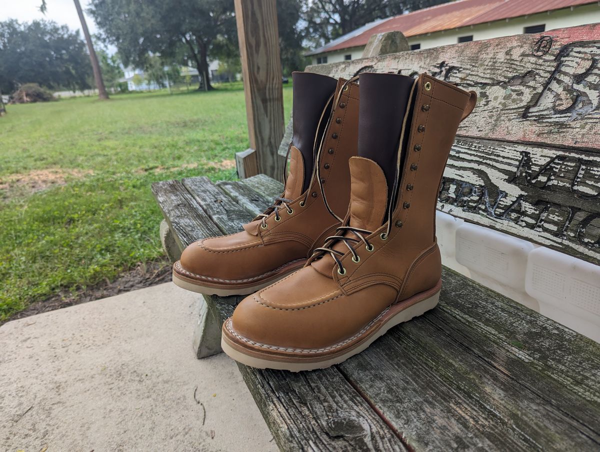 Photo by rotocheese on October 5, 2023 of the Nicks BuilderPro in Seidel 1964 Tan.