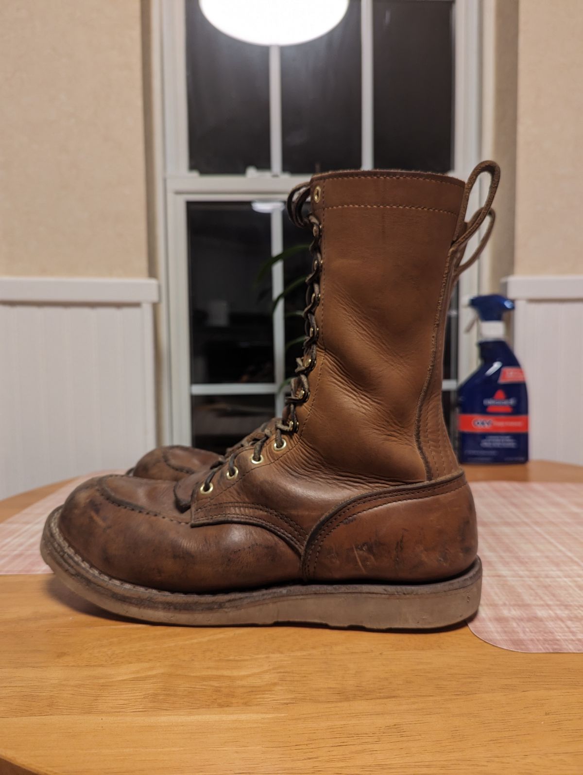 Photo by rotocheese on December 6, 2023 of the Nicks BuilderPro in Seidel 1964 Tan.