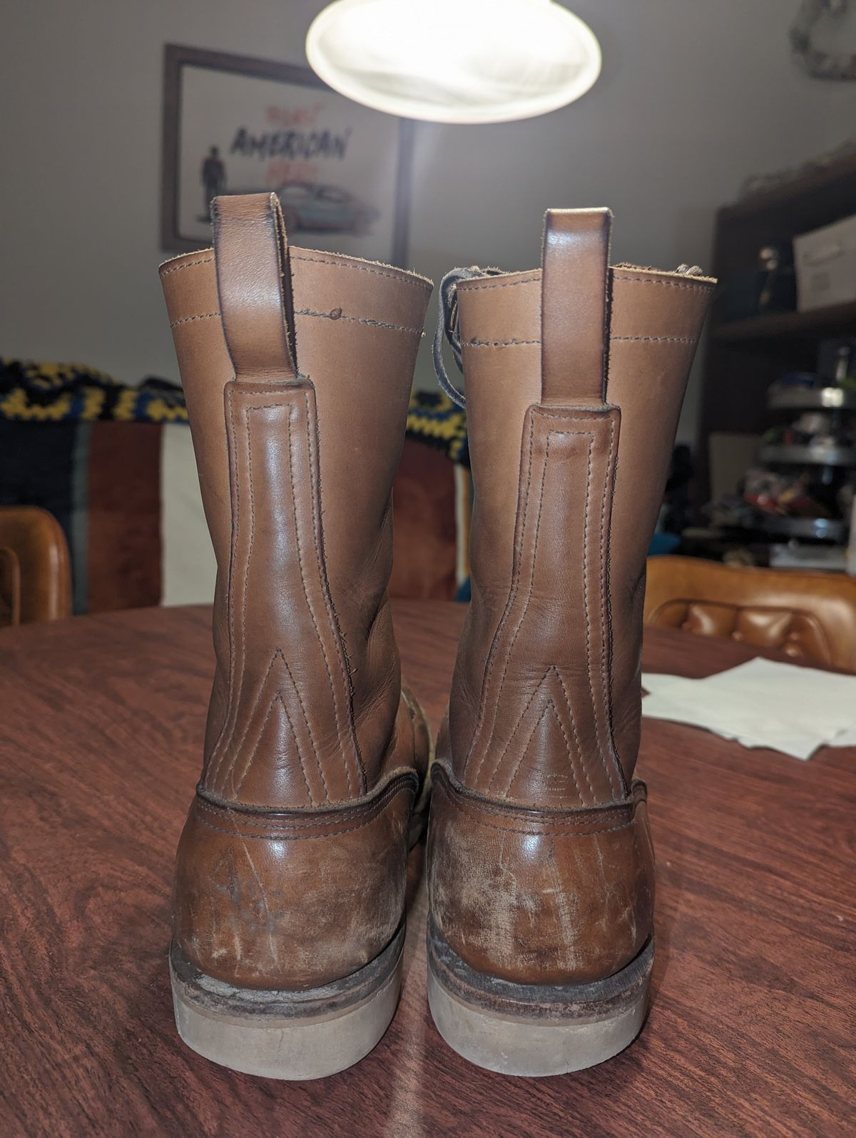 Photo by rotocheese on January 6, 2024 of the Nicks BuilderPro in Seidel 1964 Tan.