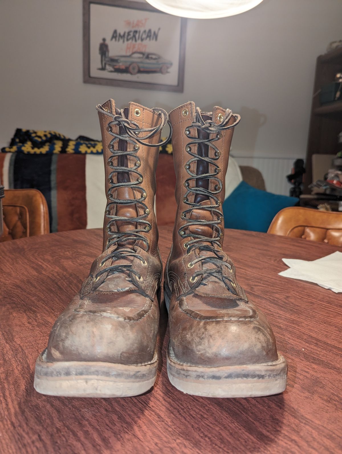 Photo by rotocheese on January 6, 2024 of the Nicks BuilderPro in Seidel 1964 Tan.