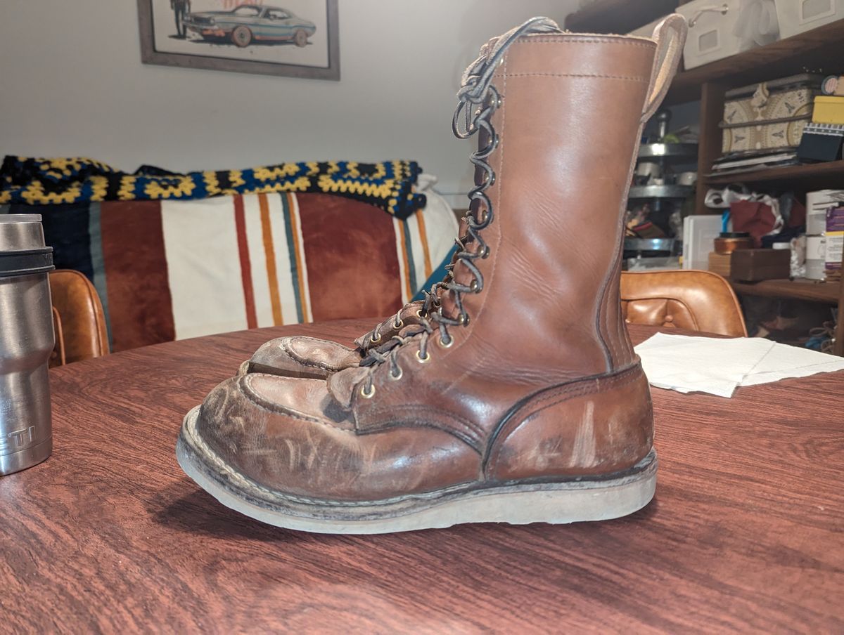 Photo by rotocheese on January 6, 2024 of the Nicks BuilderPro in Seidel 1964 Tan.