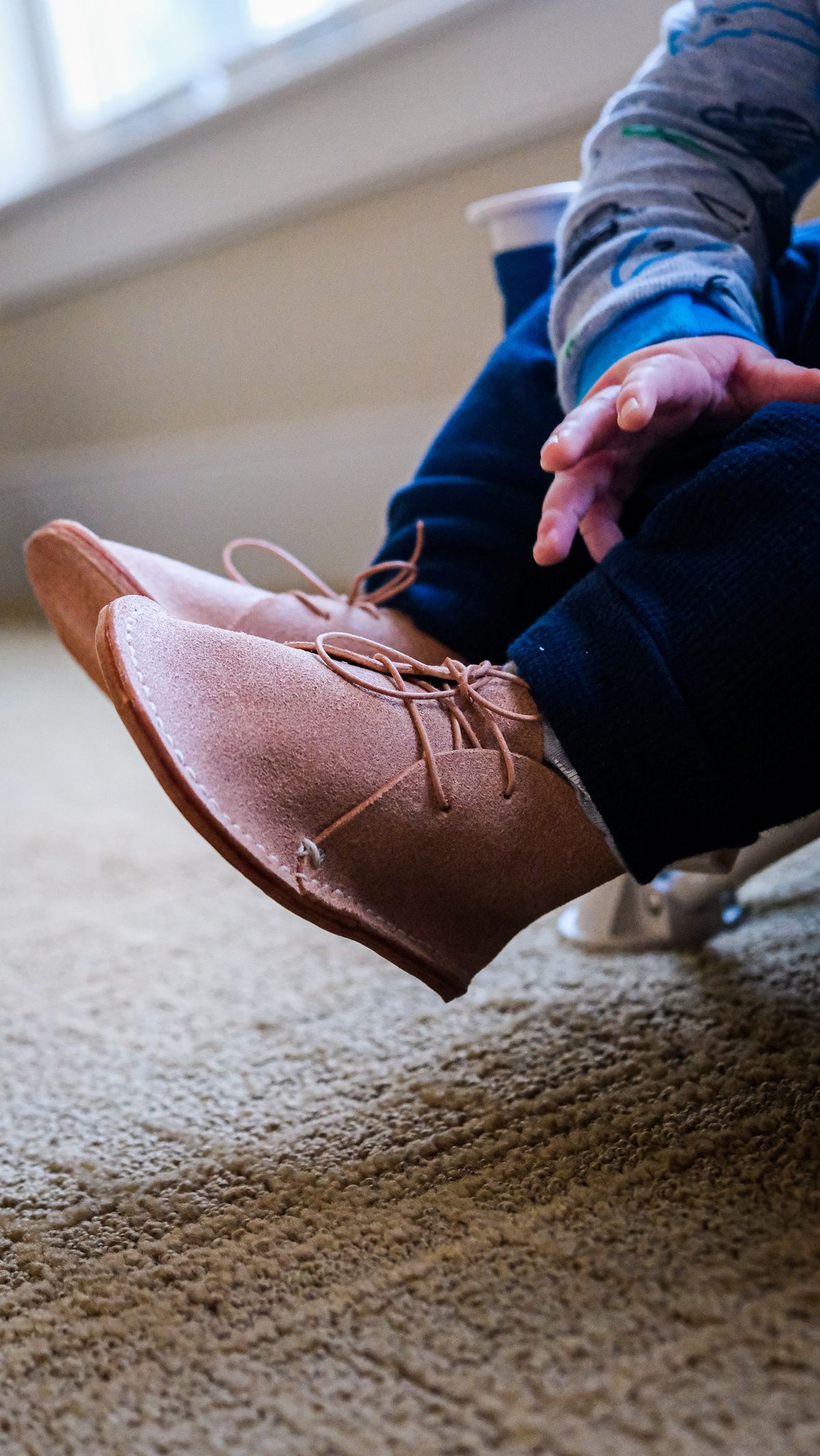 Photo by titletowngoods on November 5, 2025 of the Titletown Goods Chukka in Wickett & Craig Russet Milled Traditional Harness.