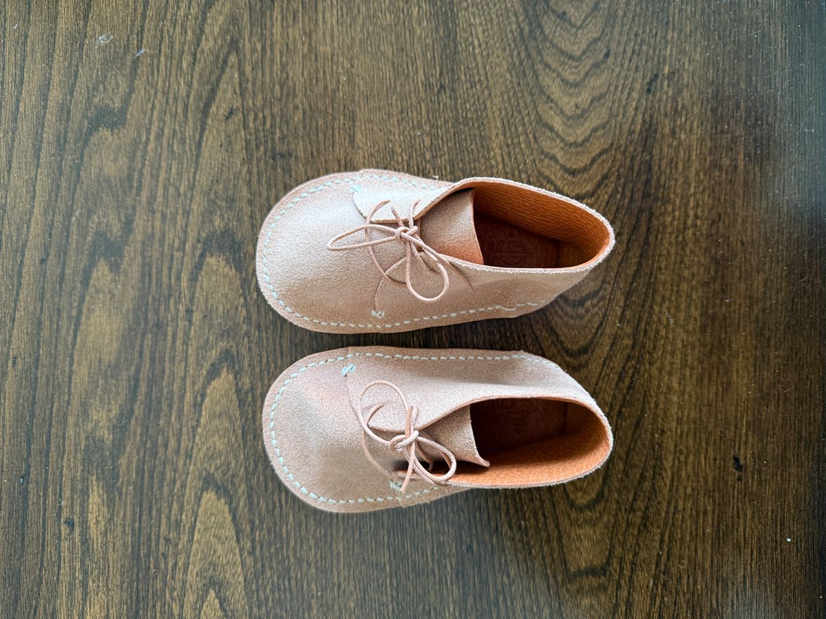 Photo by titletowngoods on December 5, 2025 of the Titletown Goods Chukka in Wickett & Craig Russet Milled Traditional Harness.