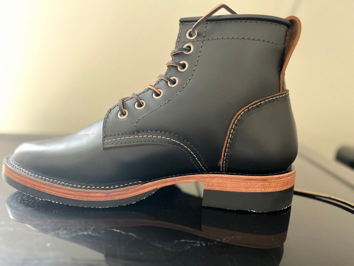 Photo by Rameshpondhe on October 3, 2023 of the Santalum x PTC The Klondike Service Boot in S.B. Foot Black Klondike.