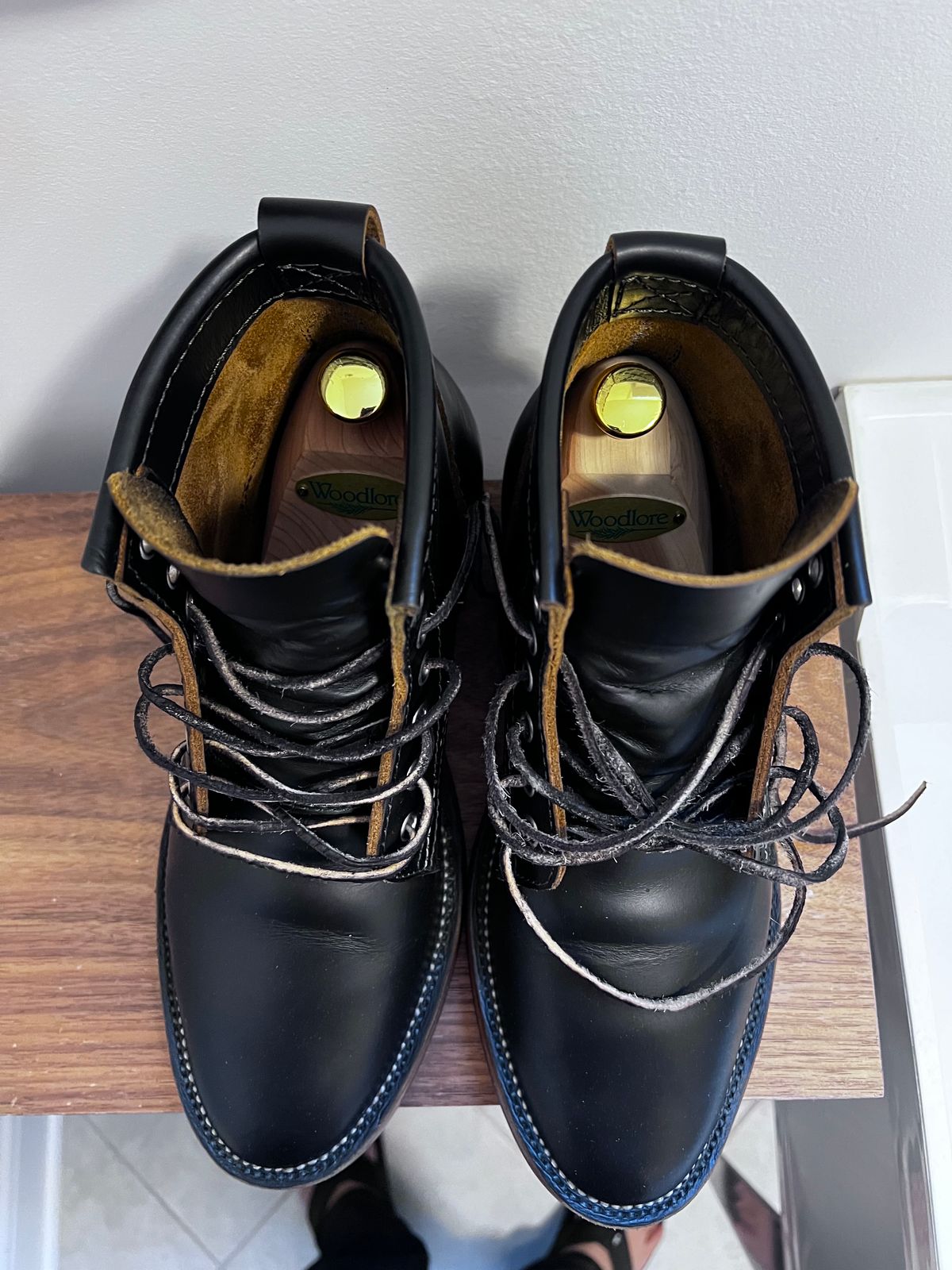 Photo by Rameshpondhe on December 2, 2023 of the Santalum x PTC The Klondike Service Boot in S.B. Foot Black Klondike.