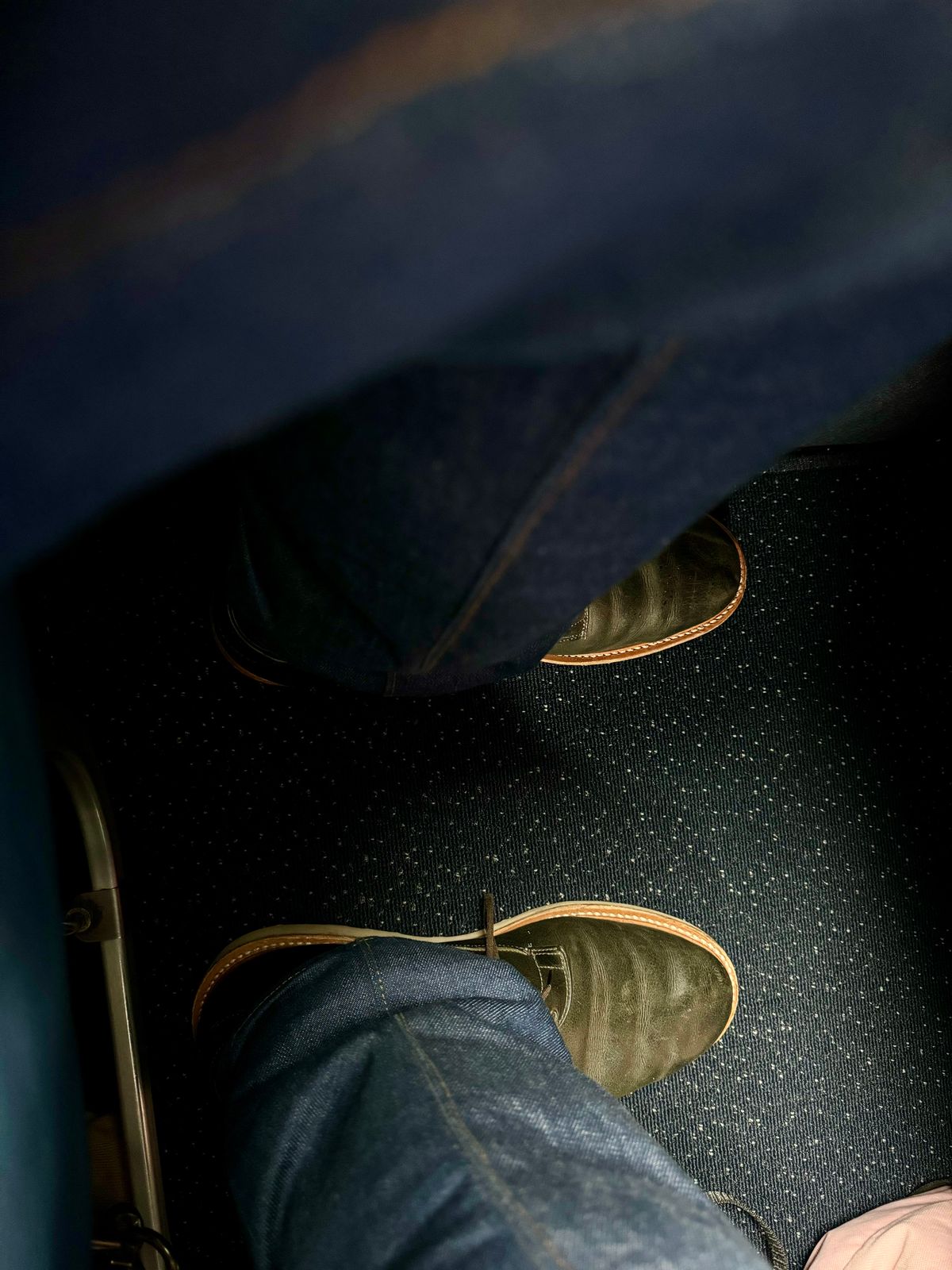 Photo by yeolderoberto on March 23, 2024 of the Viberg Derby Shoe in C.F. Stead Military Green Waxed Kudu.