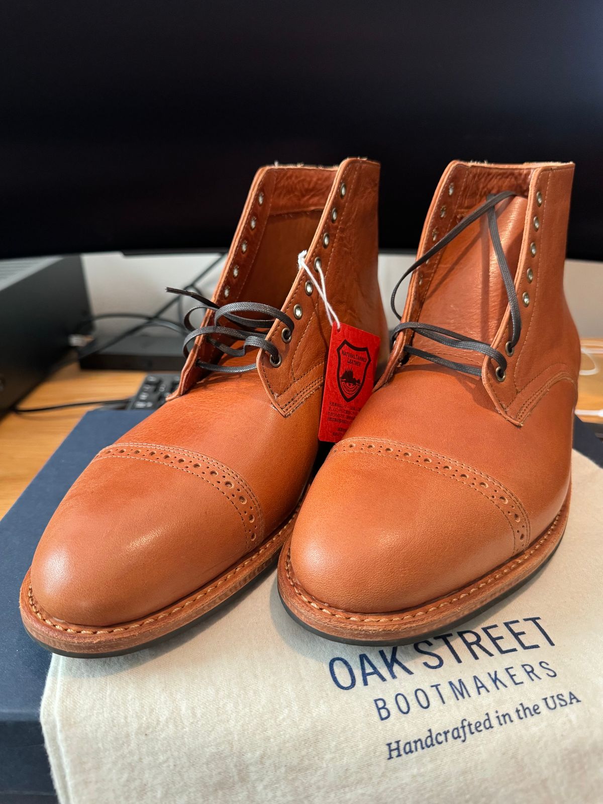 Photo by yeolderoberto on January 17, 2024 of the Oak Street Bootmakers Lakeshore Boot in Tochigi Hashimoto #2 Tan.