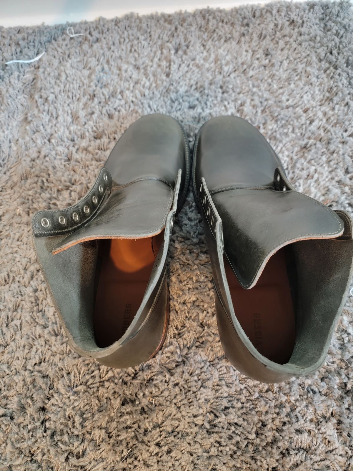Photo by tempesttost on October 7, 2023 of the Viberg Boondocker in Maryam Olive TPR Horsebutt.