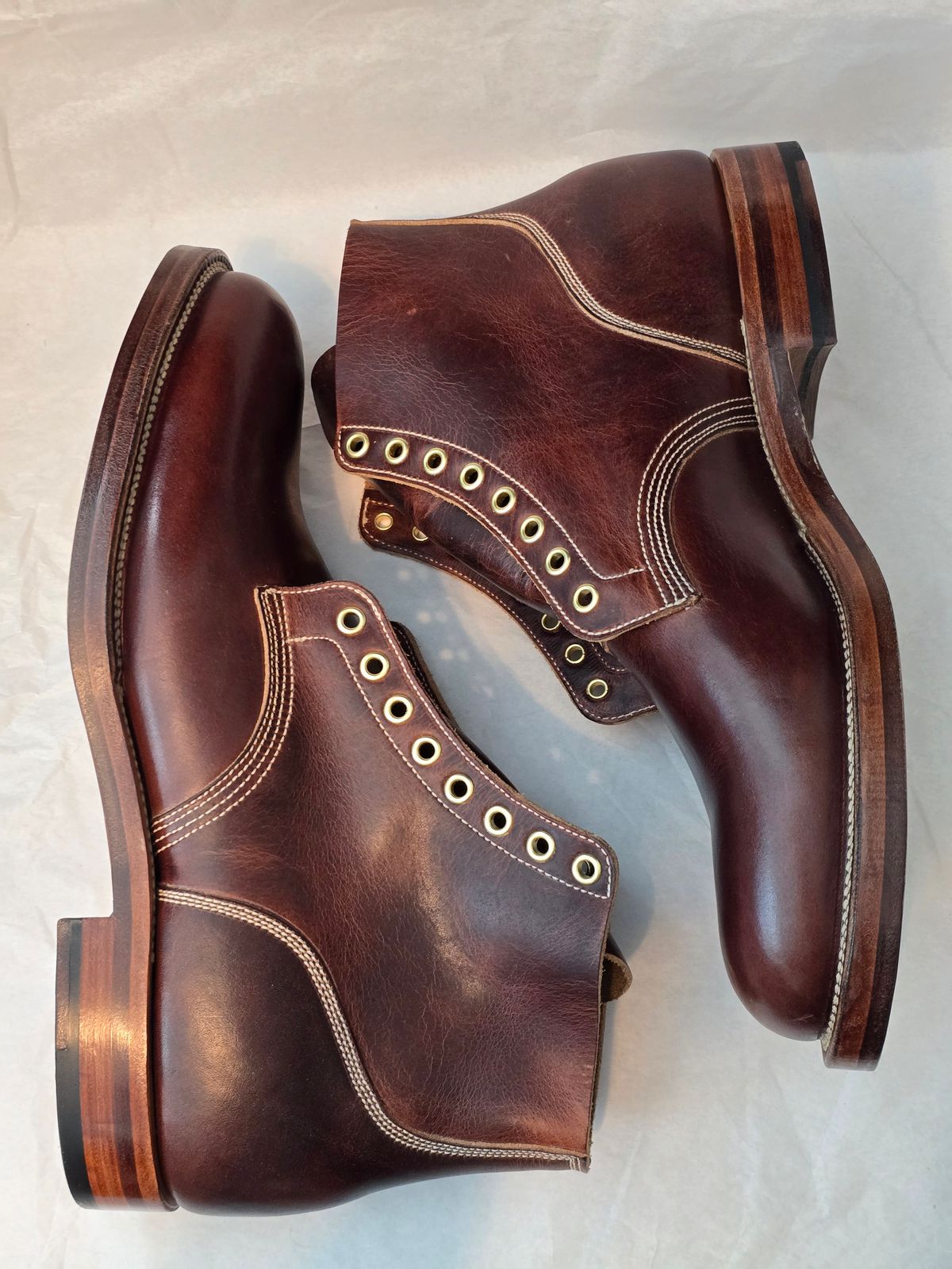 Photo by tempesttost on October 3, 2025 of the Viberg Boondocker in Brown Nut Cypress.