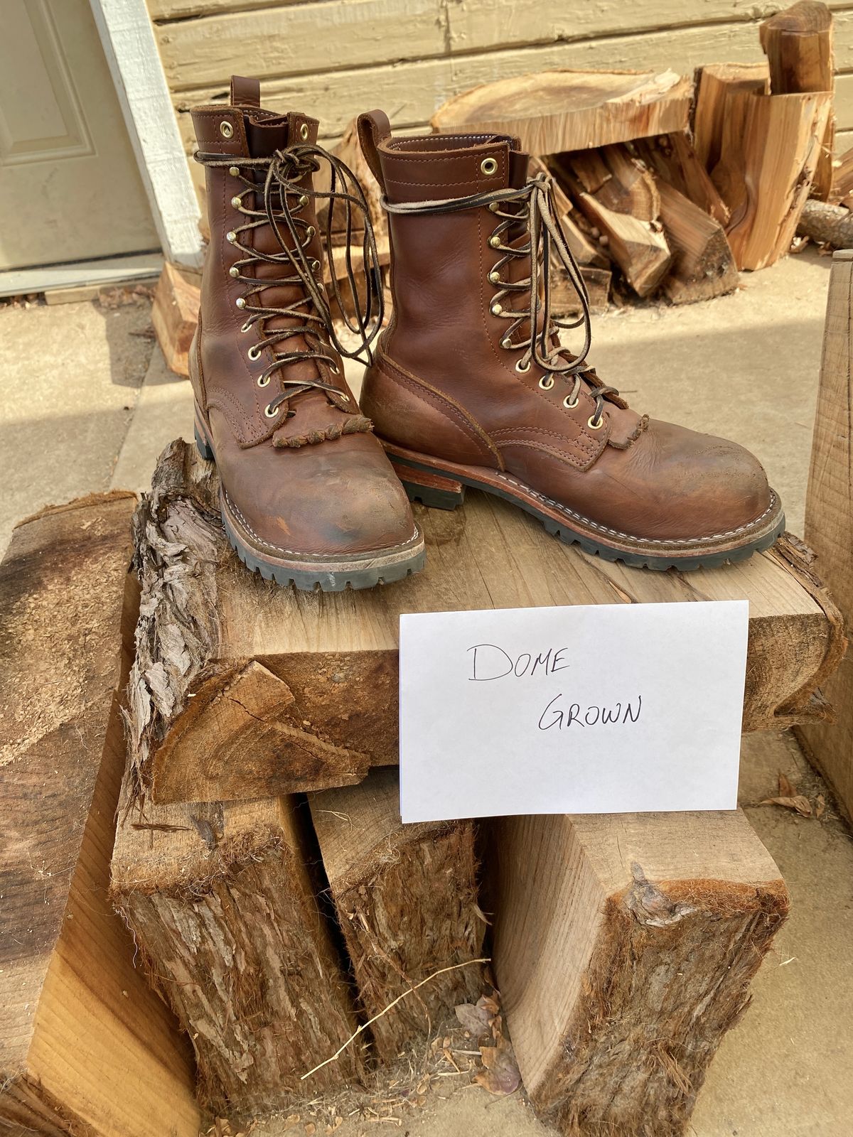 Photo by whiskey.bootlaces on November 4, 2023 of the Nicks BuilderPro in Seidel 1964 Brown.