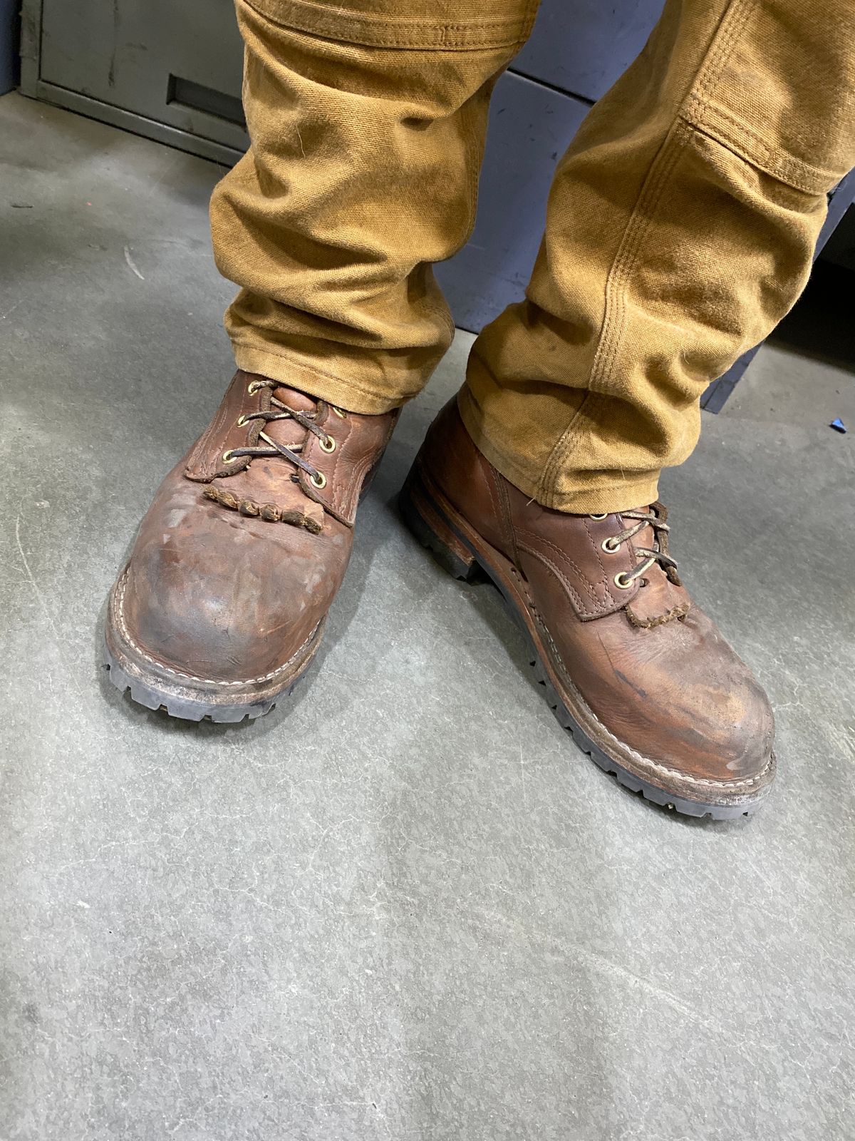 Photo by whiskey.bootlaces on November 28, 2023 of the Nicks BuilderPro in Seidel 1964 Brown.