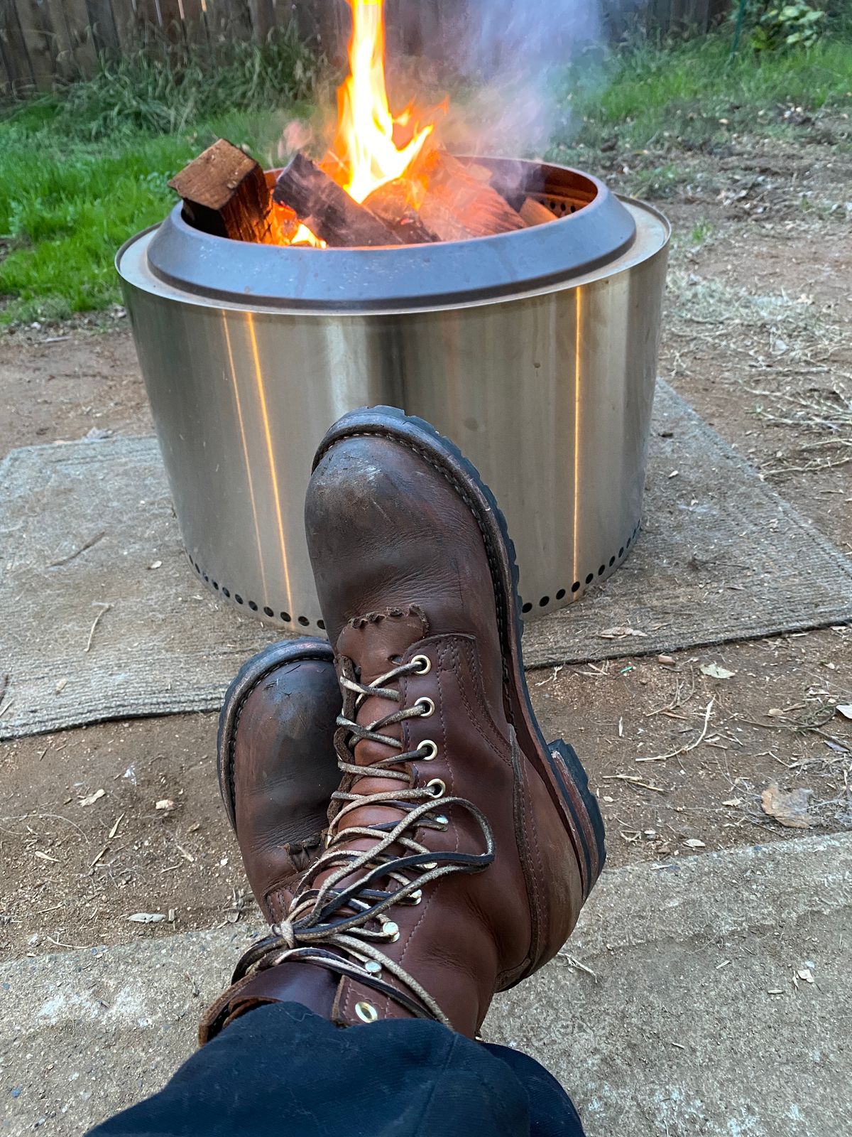 Photo by whiskey.bootlaces on December 4, 2023 of the Nicks BuilderPro in Seidel 1964 Brown.