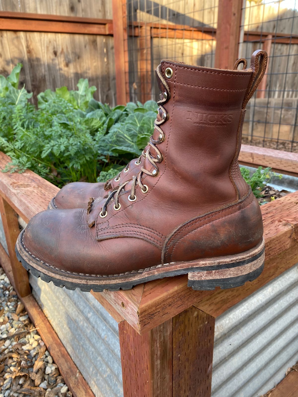 Photo by whiskey.bootlaces on January 6, 2024 of the Nicks BuilderPro in Seidel 1964 Brown.