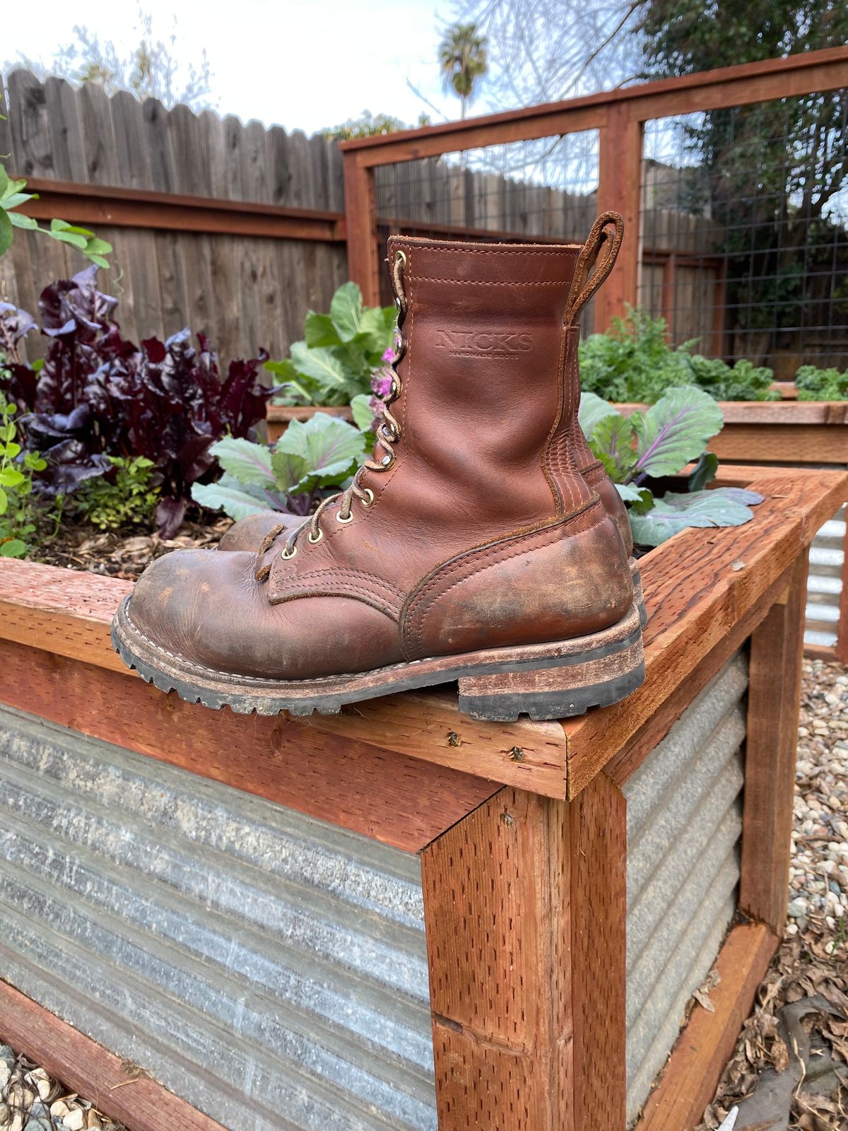 Photo by whiskey.bootlaces on February 3, 2024 of the Nicks BuilderPro in Seidel 1964 Brown.