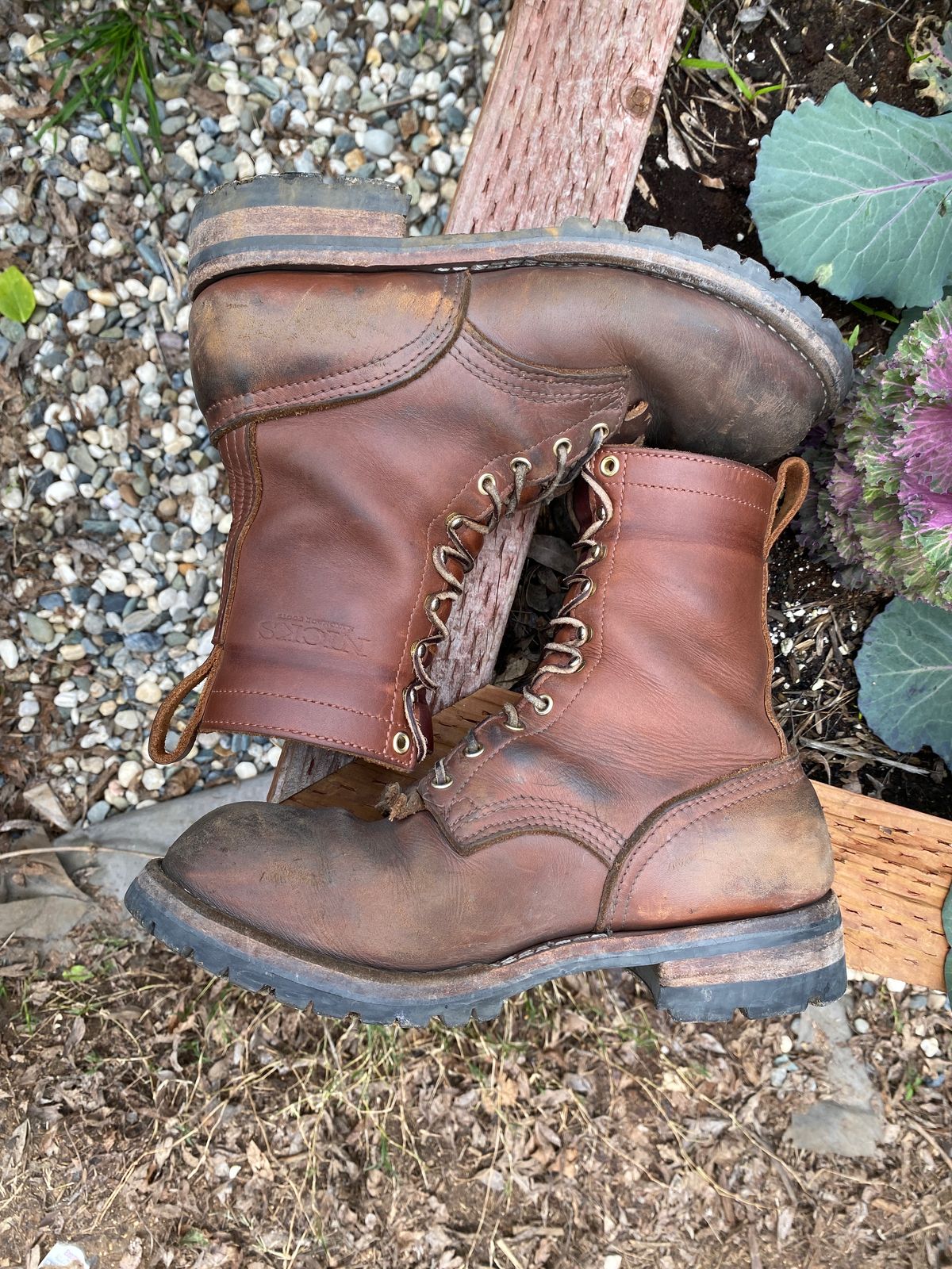 Photo by whiskey.bootlaces on March 5, 2024 of the Nicks BuilderPro in Seidel 1964 Brown.