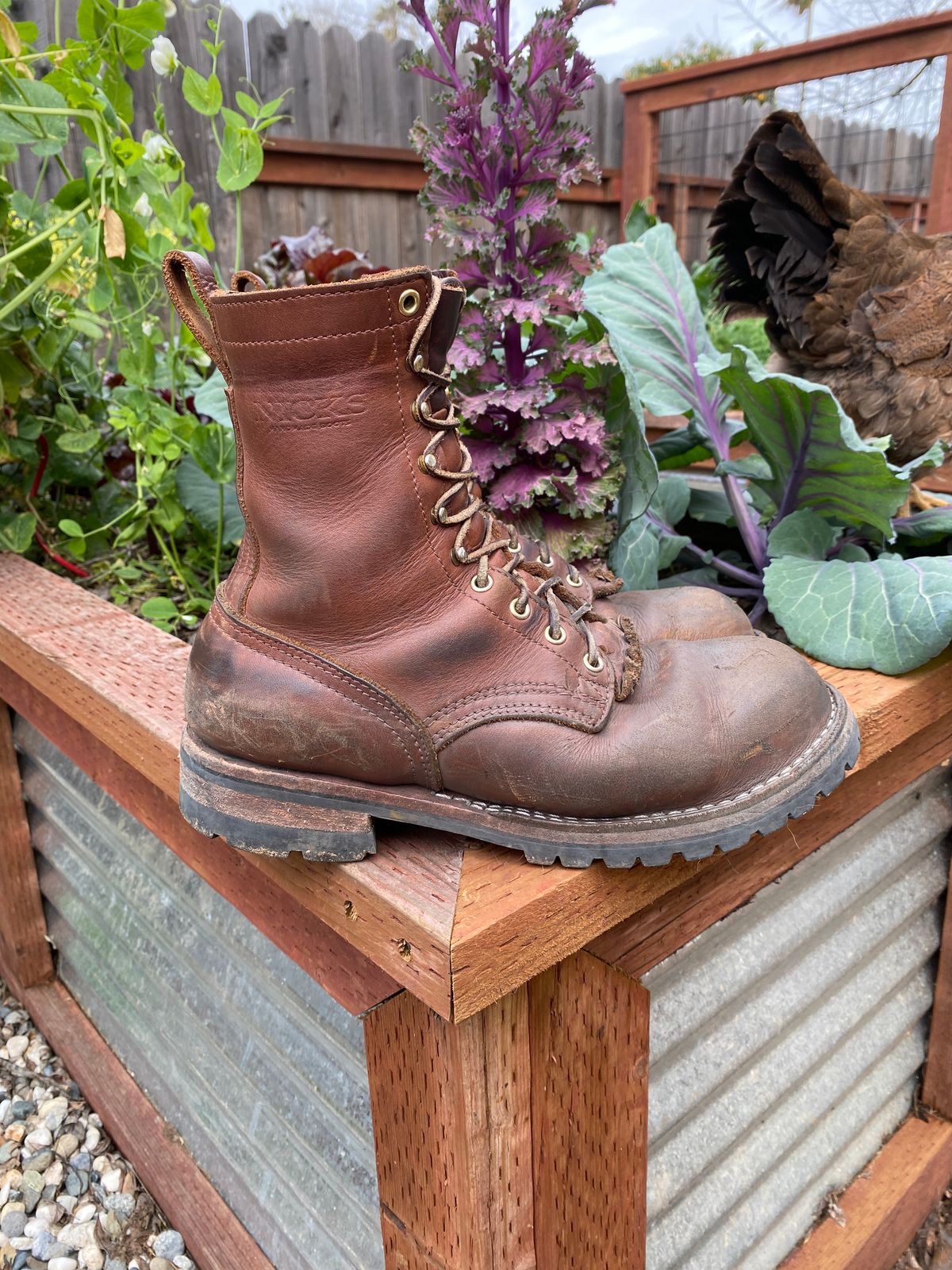 Photo by whiskey.bootlaces on March 5, 2024 of the Nicks BuilderPro in Seidel 1964 Brown.