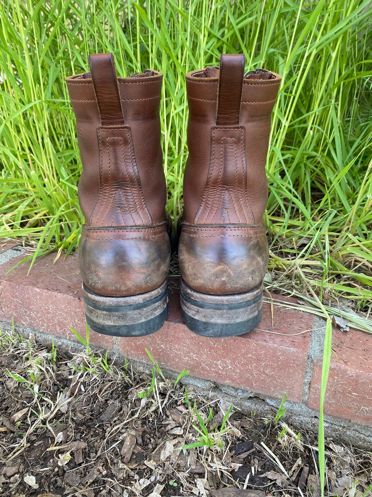 Photo by whiskey.bootlaces on April 3, 2024 of the Nicks BuilderPro in Seidel 1964 Brown.