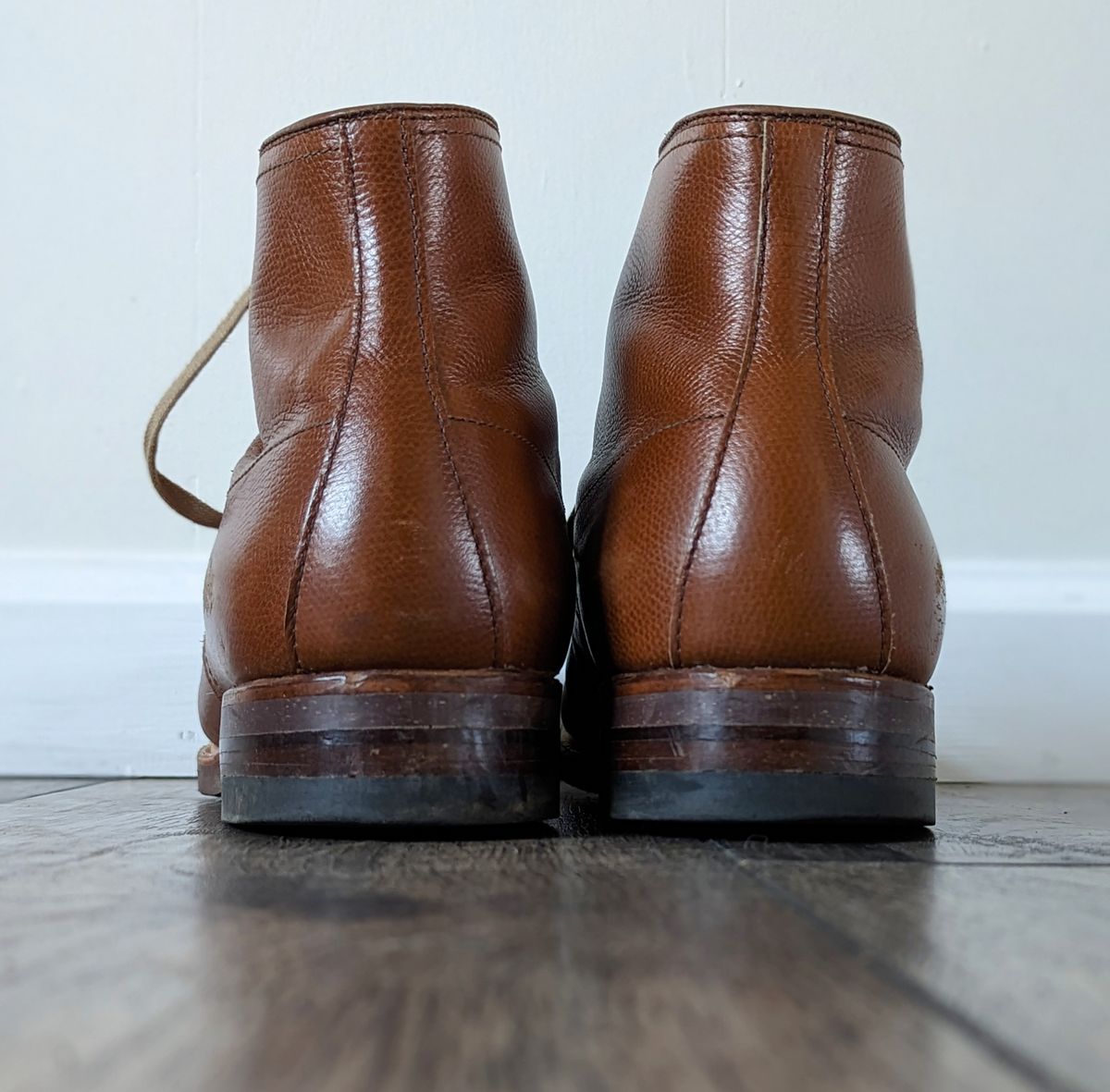 Photo by Nonbread on November 5, 2023 of the Alden Indy Boot in D'Annonay Tan Alpine Grain Calf.