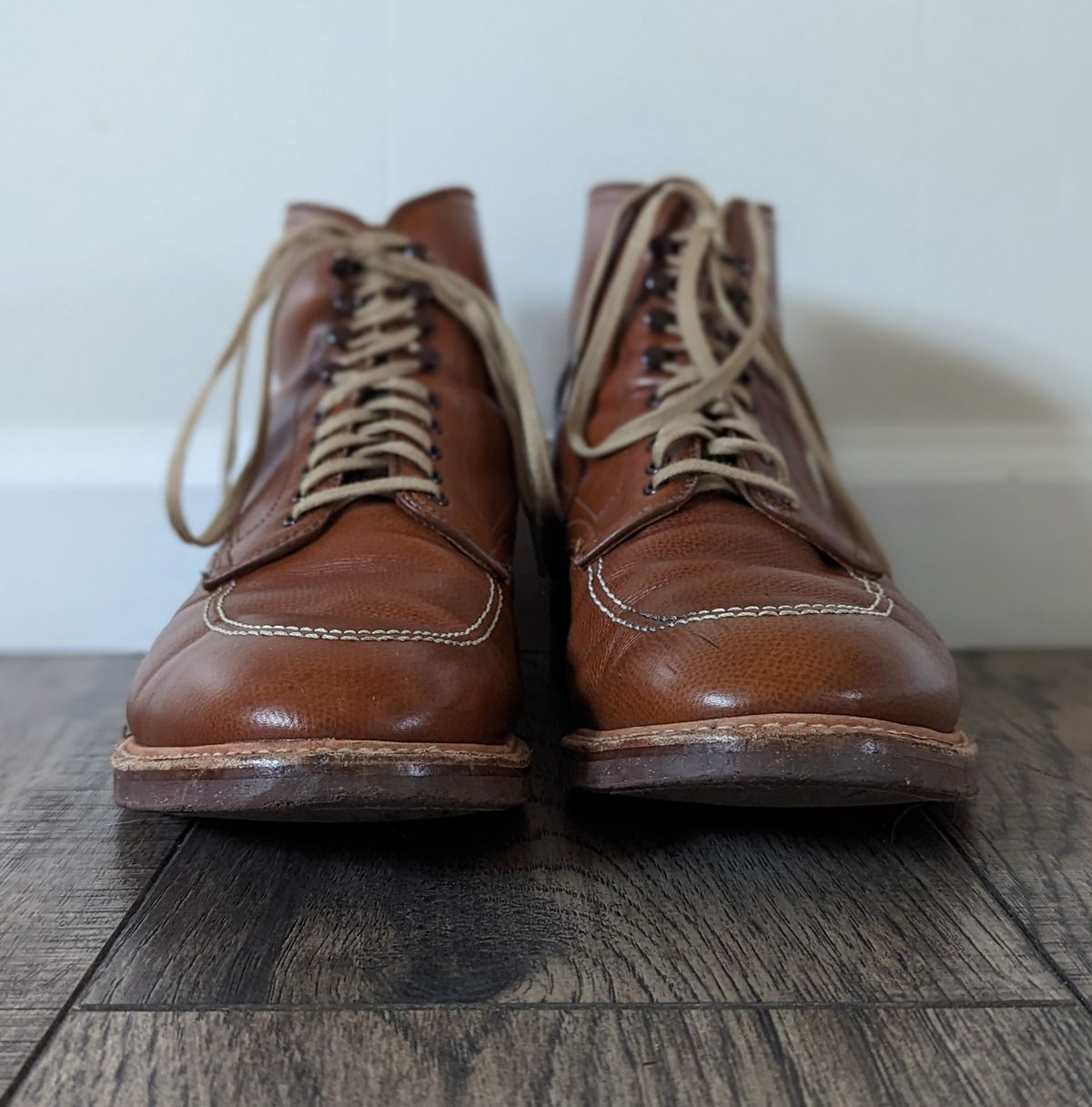 Photo by Nonbread on November 5, 2023 of the Alden Indy Boot in D'Annonay Tan Alpine Grain Calf.