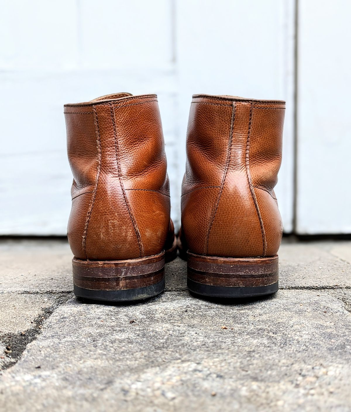 Photo by Nonbread on February 5, 2024 of the Alden Indy Boot in D'Annonay Tan Alpine Grain Calf.