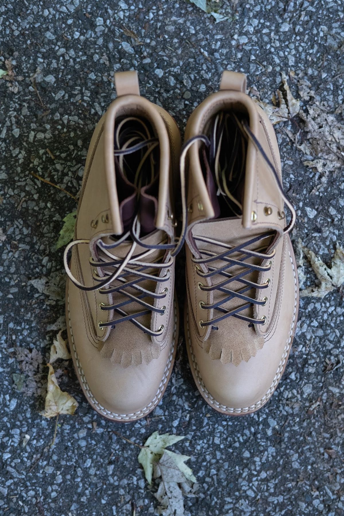 Photo by Homer346 on October 1, 2022 of the Nicks Lace To Toe in Seidel 1964 Tan.