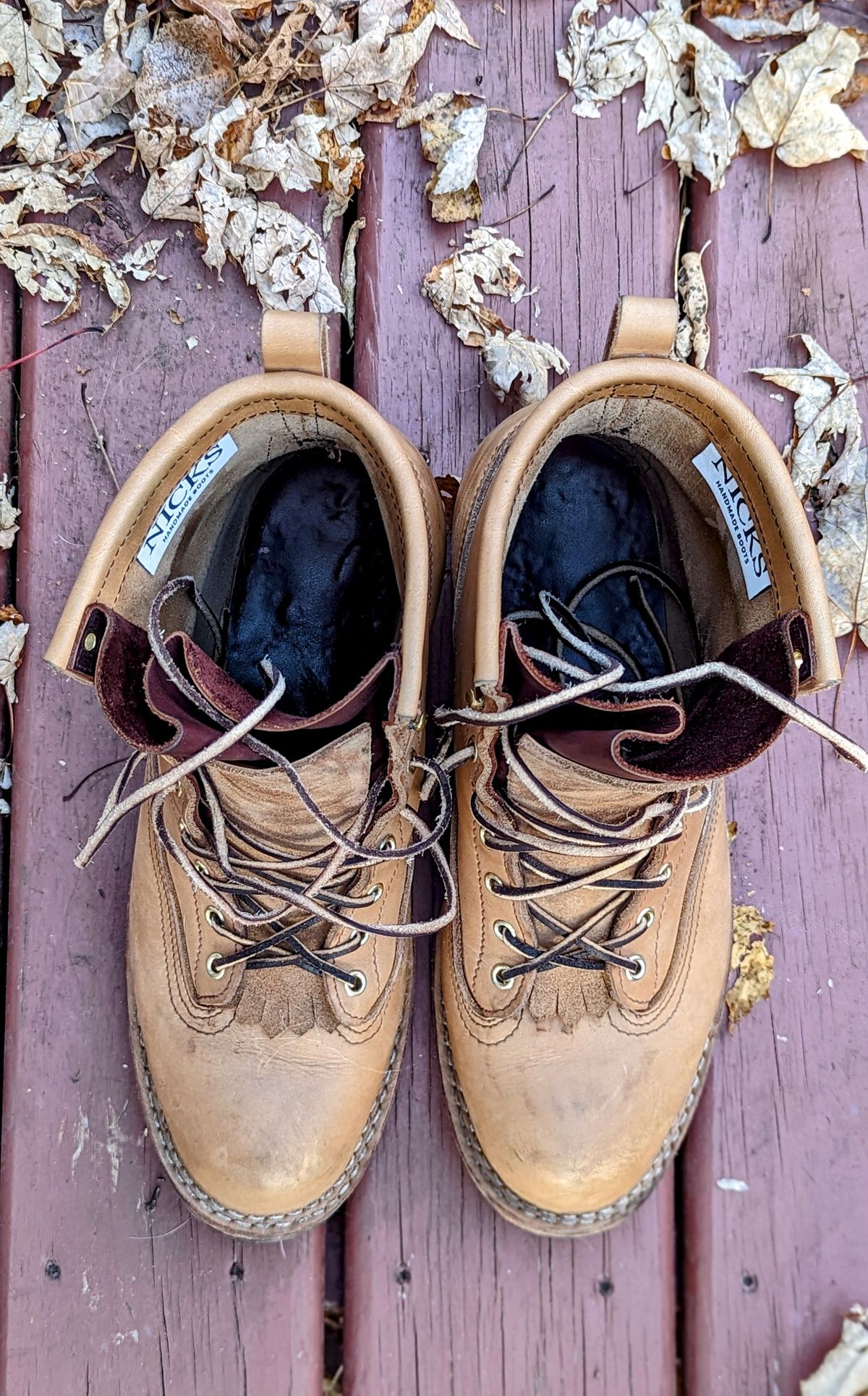 Photo by Homer346 on November 1, 2022 of the Nicks Lace To Toe in Seidel 1964 Tan.