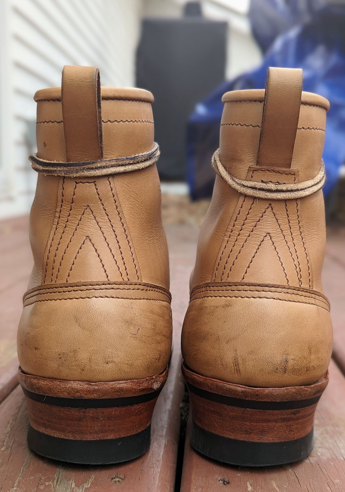 Photo by Homer346 on December 2, 2022 of the Nicks Lace To Toe in Seidel 1964 Tan.