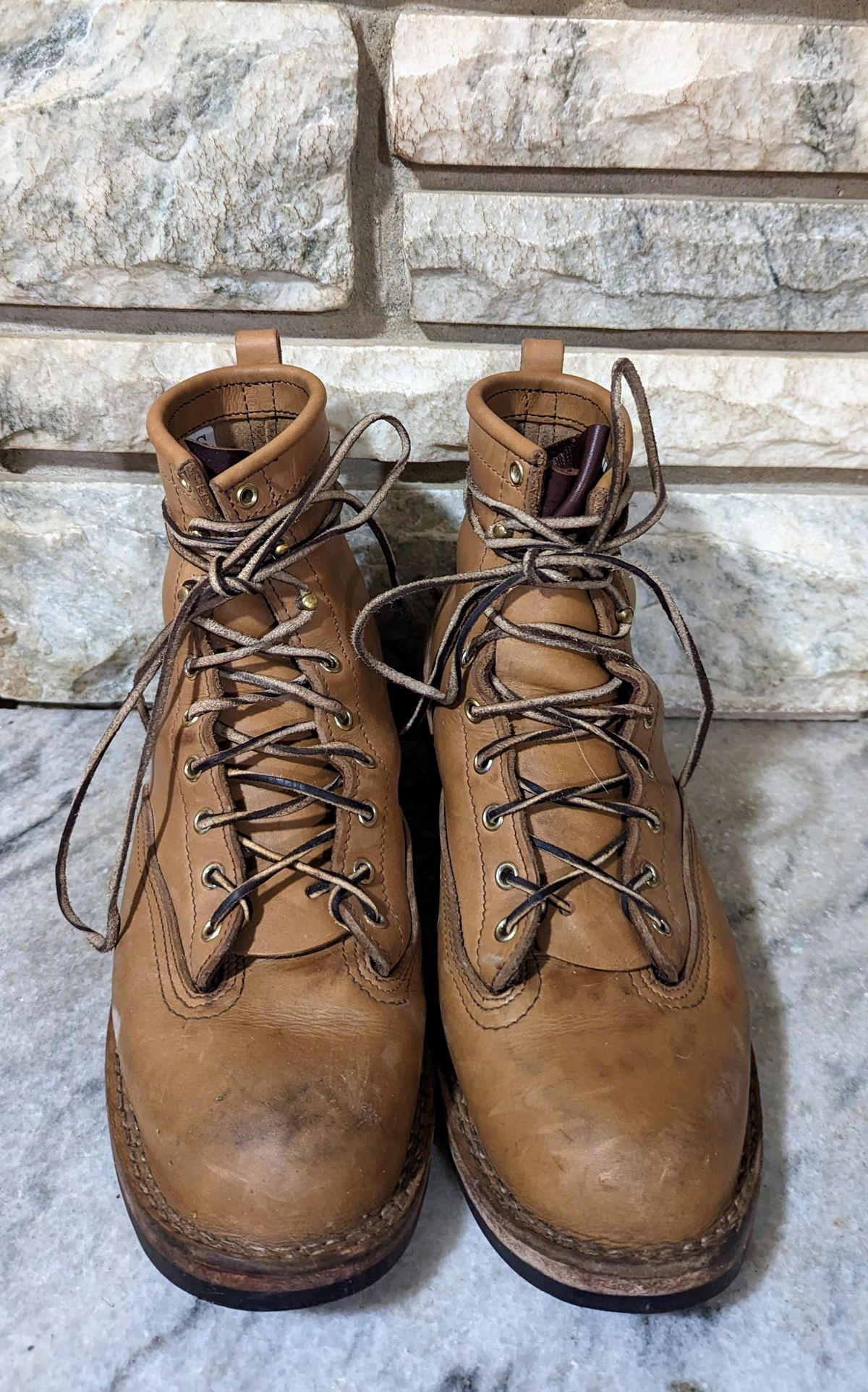 Photo by Homer346 on February 2, 2023 of the Nicks Lace To Toe in Seidel 1964 Tan.