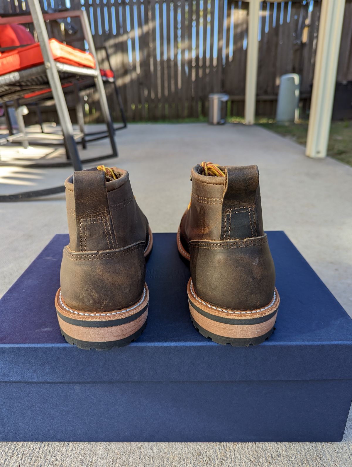Photo by locngo1709 on October 1, 2022 of the Mark Albert Outrider Boot in Unlisted Leather.