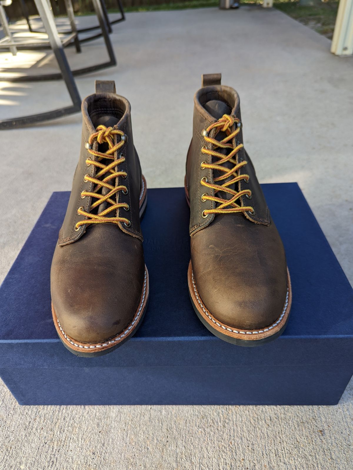 Photo by locngo1709 on October 1, 2022 of the Mark Albert Outrider Boot in Unlisted Leather.