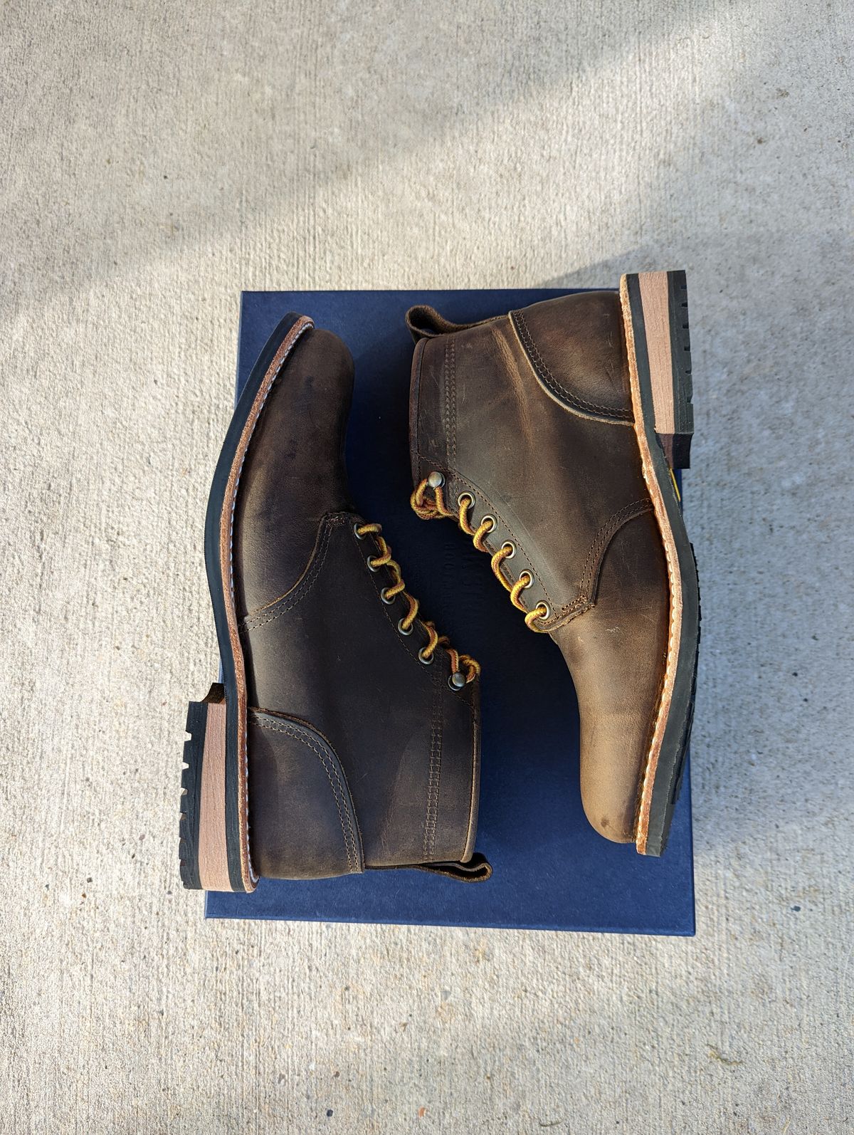 Photo by locngo1709 on October 1, 2022 of the Mark Albert Outrider Boot in Unlisted Leather.
