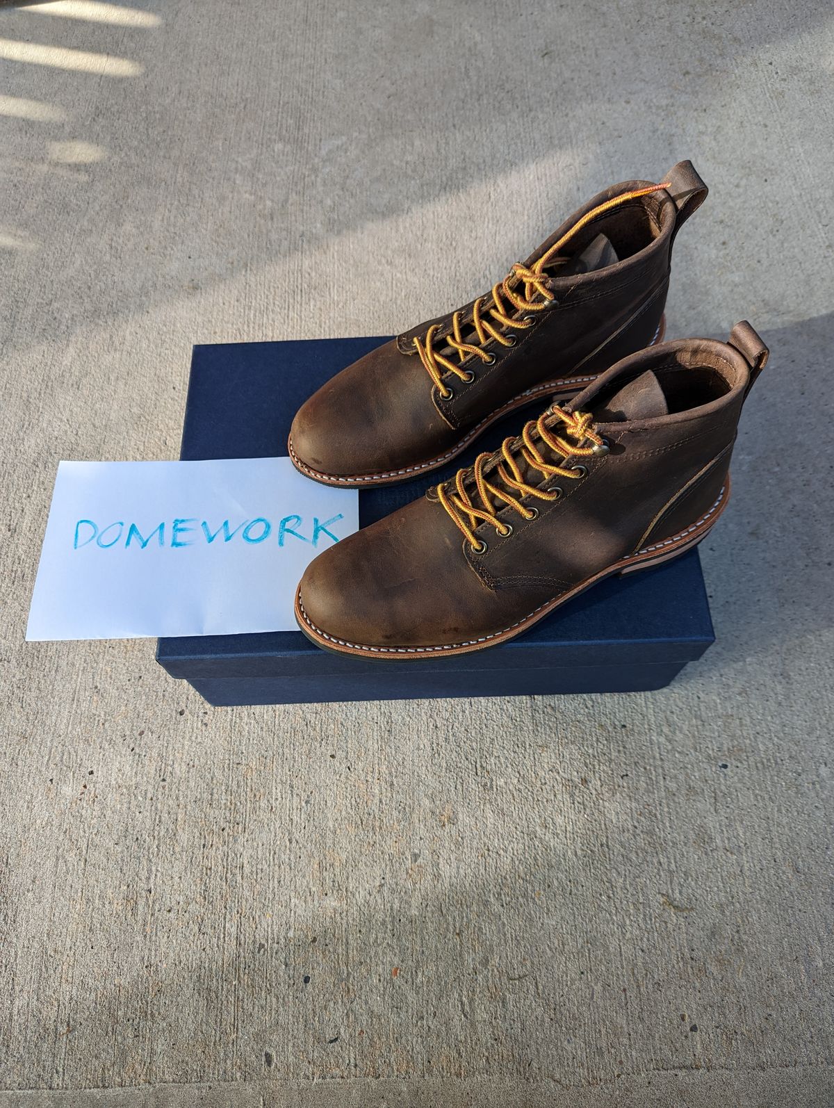 Photo by locngo1709 on October 1, 2022 of the Mark Albert Outrider Boot in Unlisted Leather.