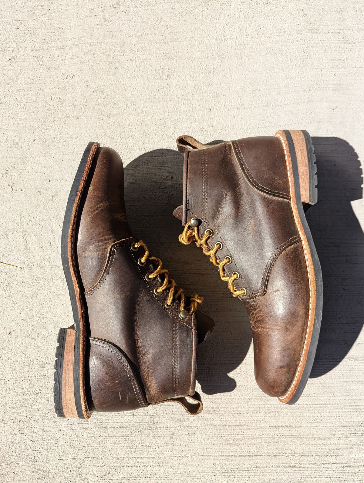 Photo by locngo1709 on November 5, 2022 of the Mark Albert Outrider Boot in Unlisted Leather.