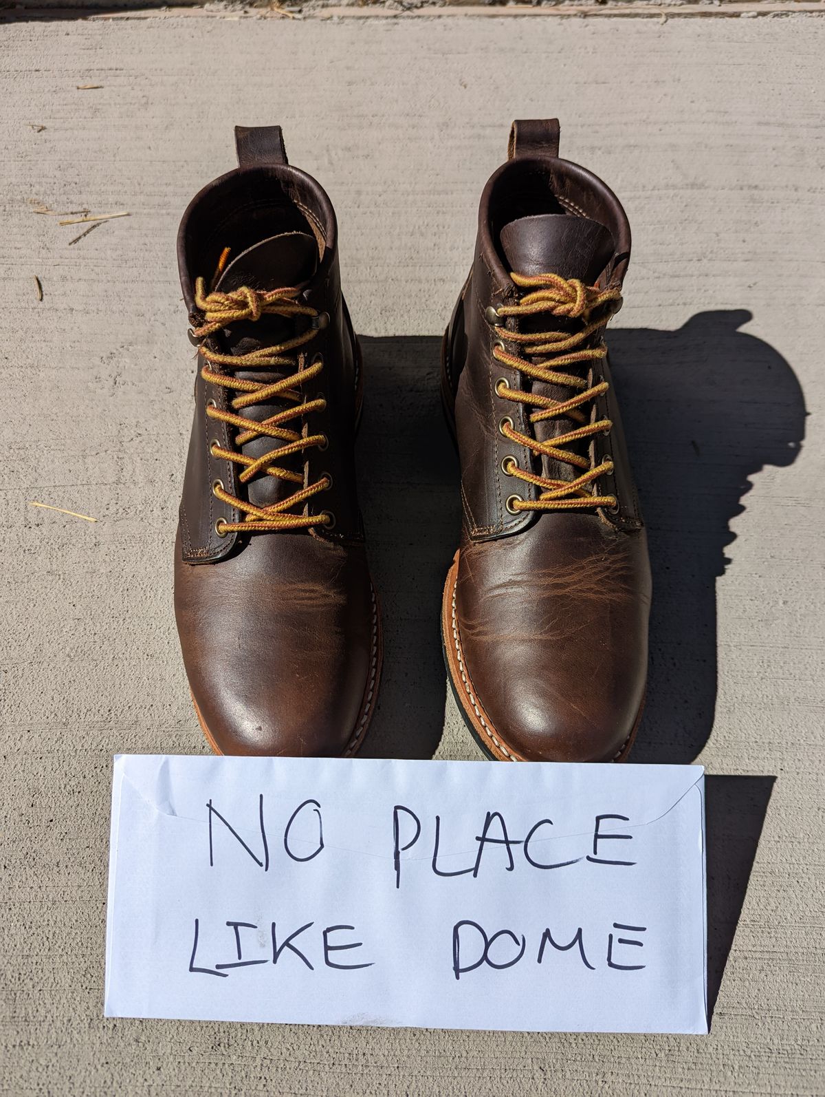 Photo by locngo1709 on November 5, 2022 of the Mark Albert Outrider Boot in Unlisted Leather.