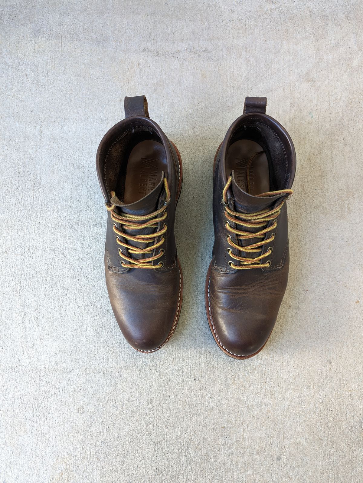 Photo by locngo1709 on February 4, 2023 of the Mark Albert Outrider Boot in Unlisted Leather.