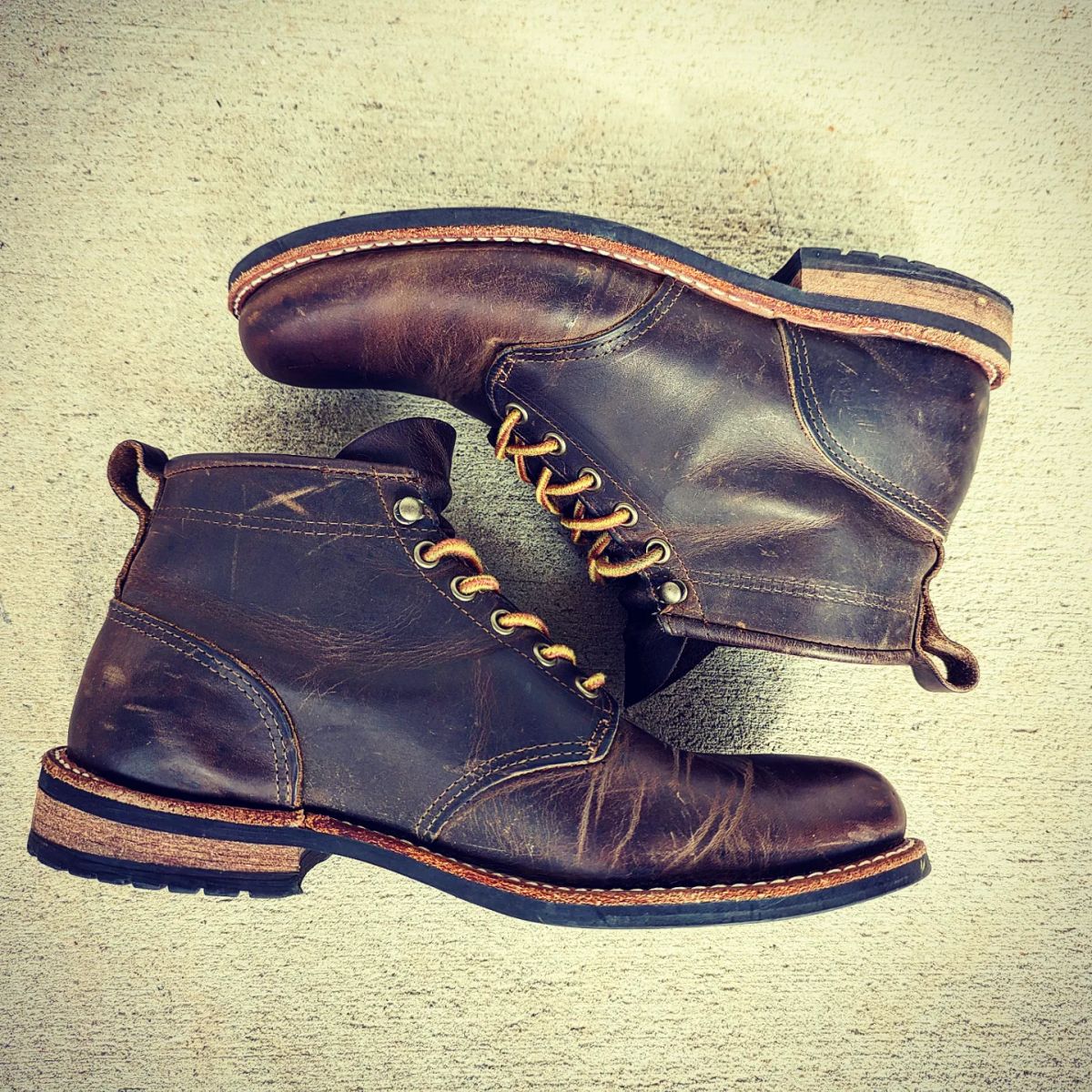 Photo by locngo1709 on April 3, 2023 of the Mark Albert Outrider Boot in Unlisted Leather.