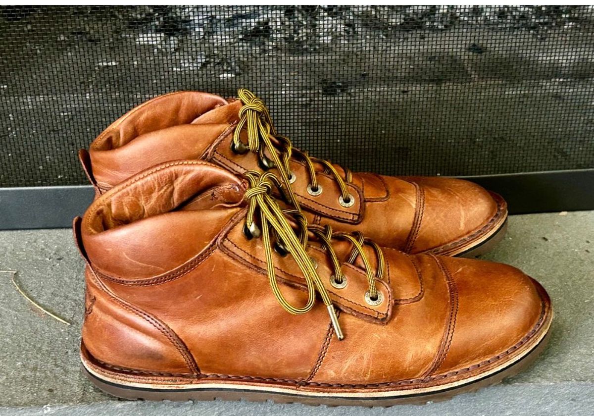 Photo by rattler360 on November 5, 2025 of the Jim Green African Ranger Barefoot Boot in Fudge Crazy Horse.