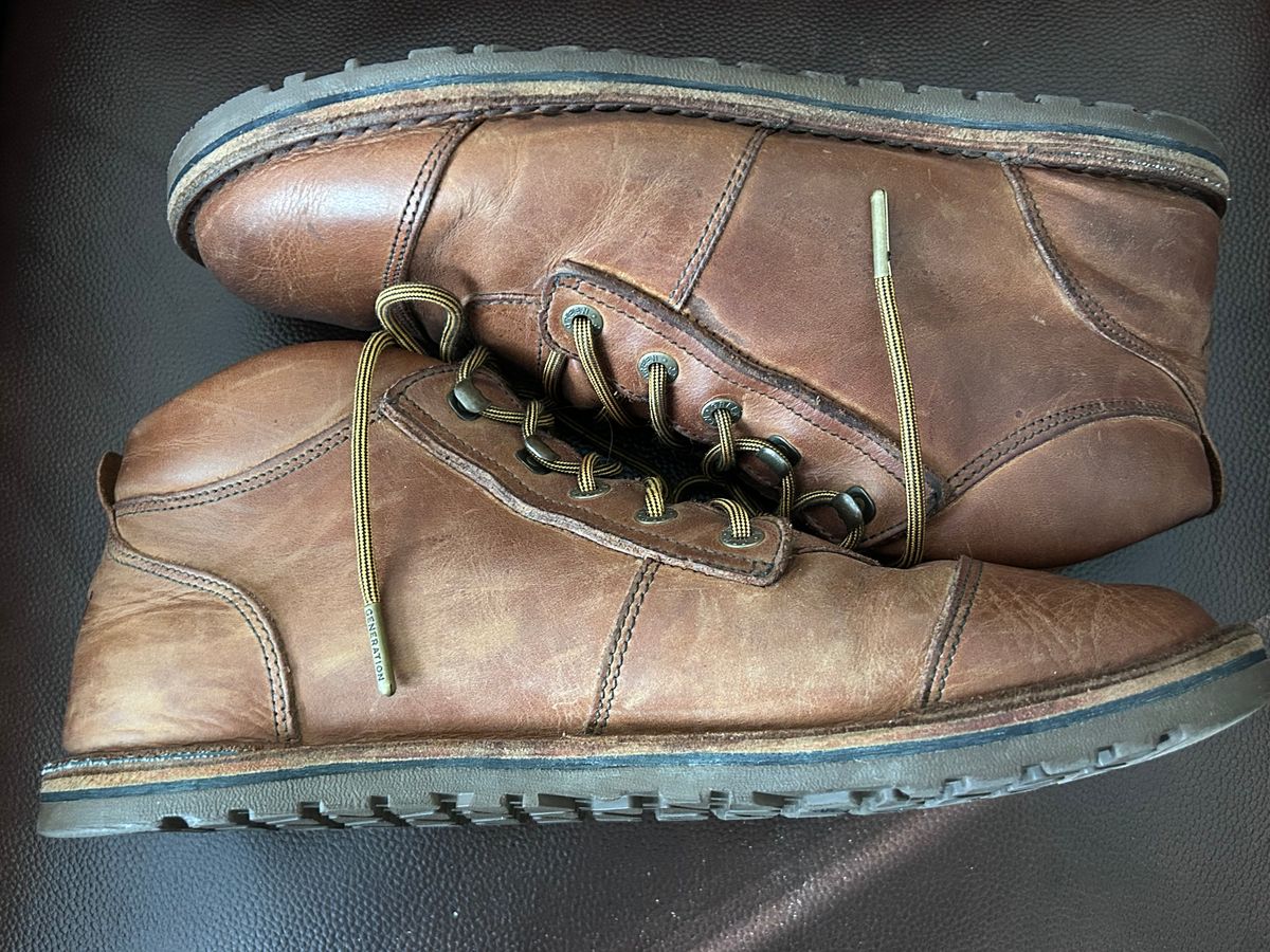 Photo by rattler360 on December 30, 2025 of the Jim Green African Ranger Barefoot Boot in Fudge Crazy Horse.