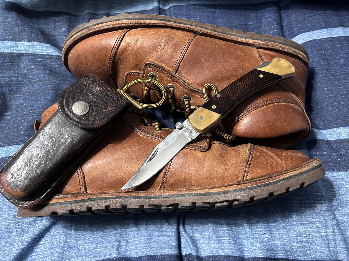 Photo by rattler360 on February 3, 2026 of the Jim Green African Ranger Barefoot Boot in Fudge Crazy Horse.