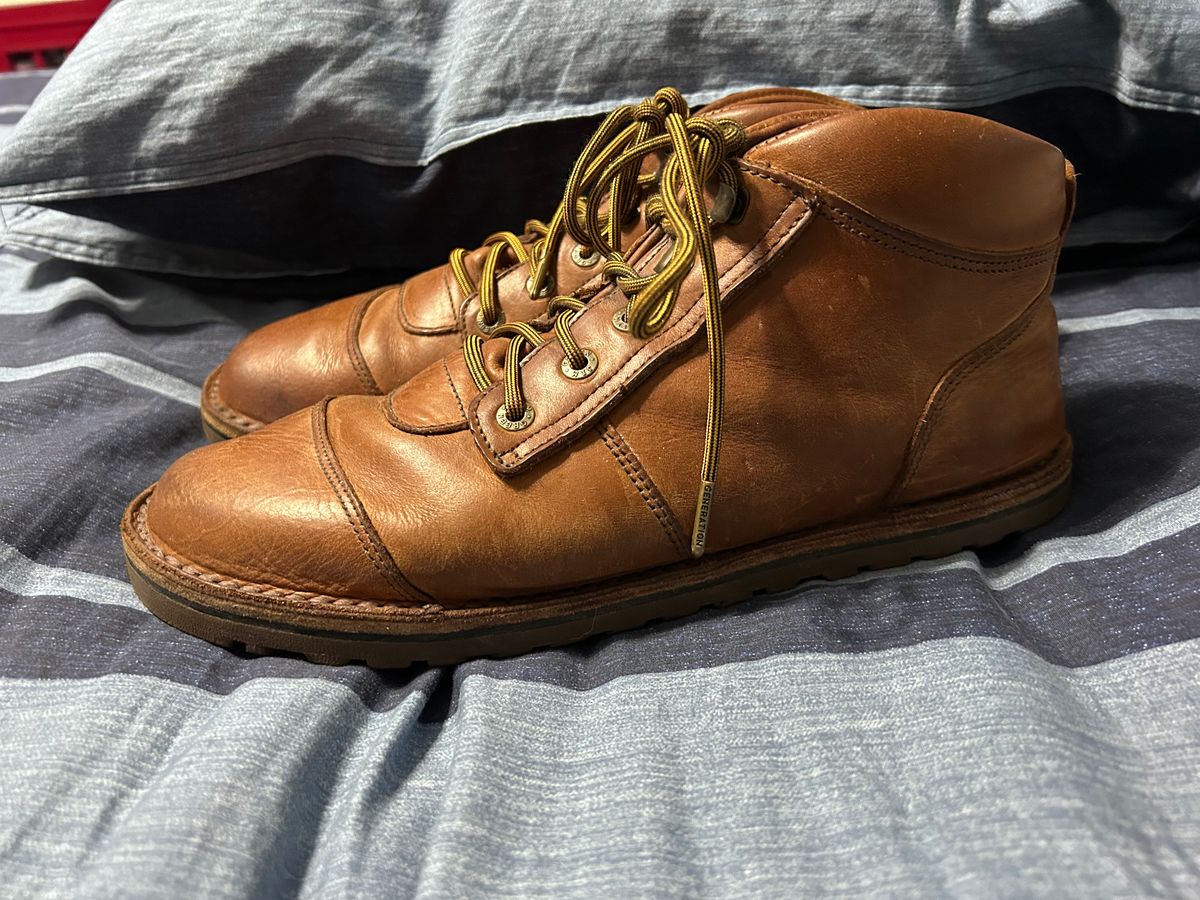 Photo by rattler360 on February 3, 2026 of the Jim Green African Ranger Barefoot Boot in Fudge Crazy Horse.