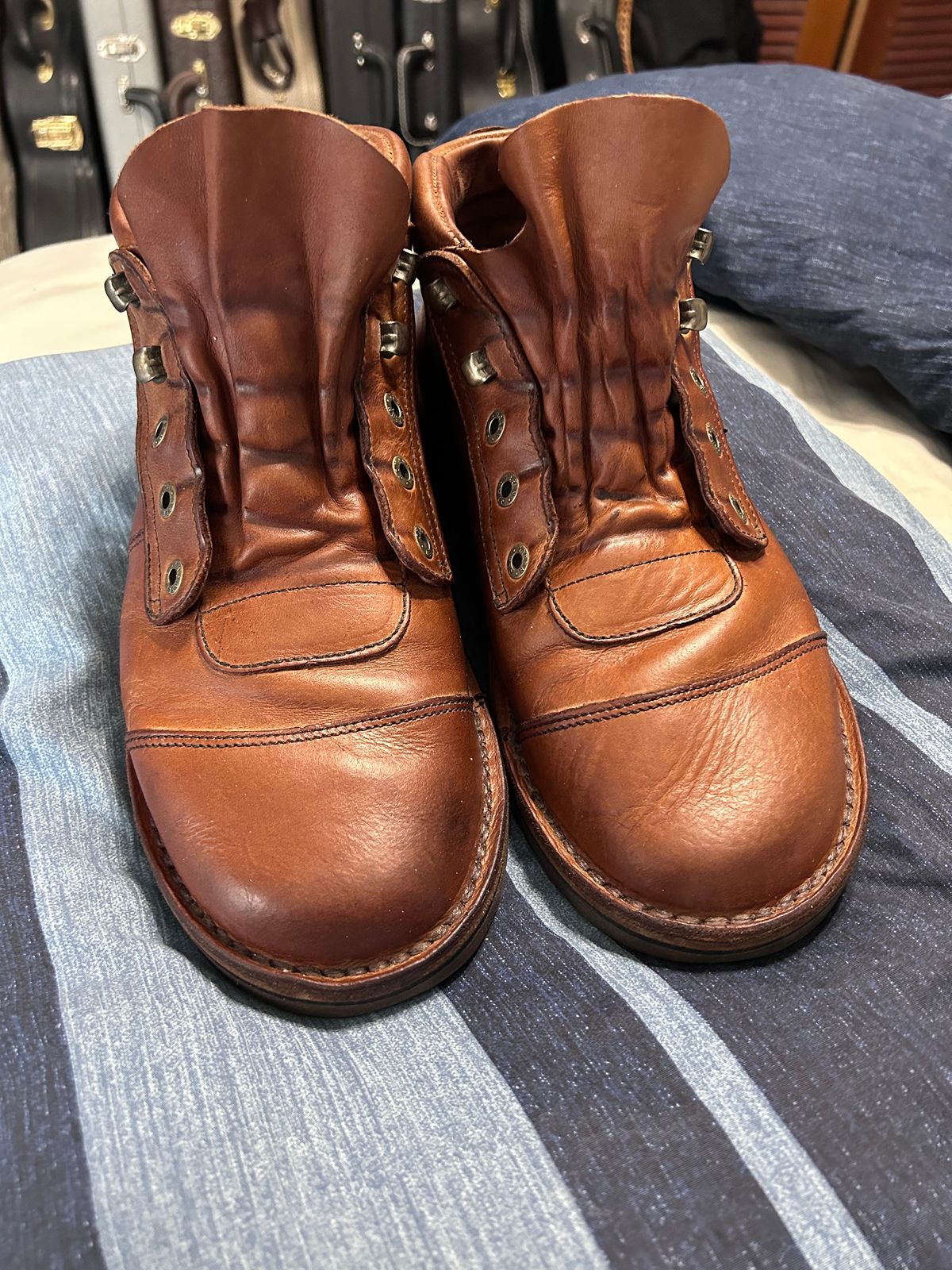 Photo by rattler360 on March 8, 2026 of the Jim Green African Ranger Barefoot Boot in Fudge Crazy Horse.