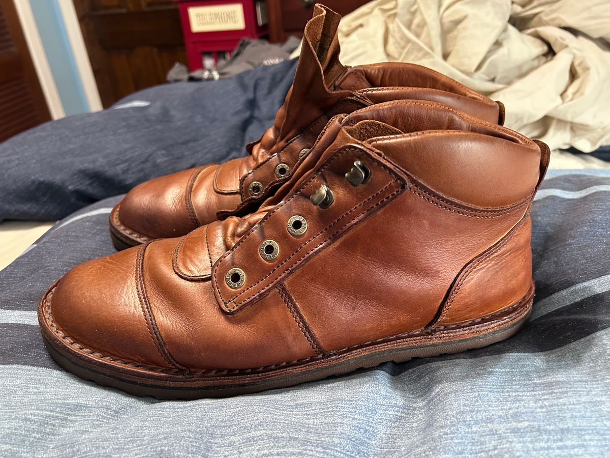 Photo by rattler360 on March 8, 2026 of the Jim Green African Ranger Barefoot Boot in Fudge Crazy Horse.