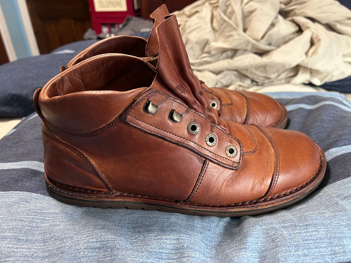 Photo by rattler360 on March 8, 2026 of the Jim Green African Ranger Barefoot Boot in Fudge Crazy Horse.