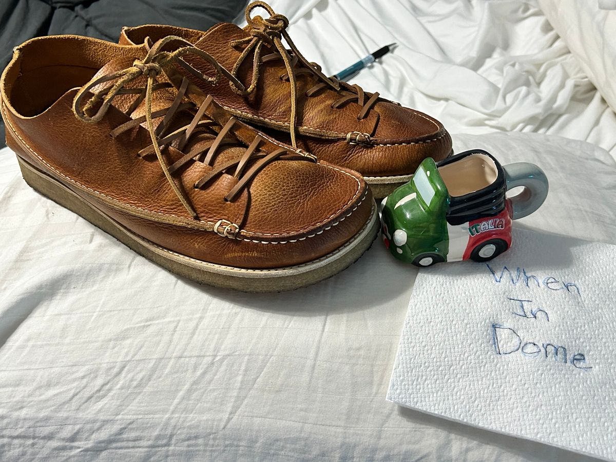 Photo by rattler360 on November 2, 2024 of the Yogi Footwear Finn 3 in Chestnut Brown.