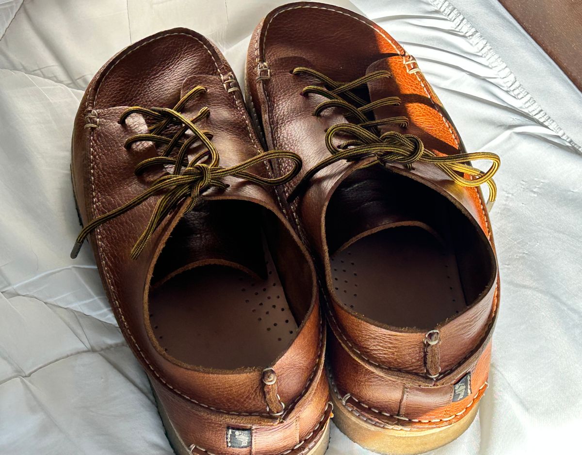Photo by rattler360 on February 1, 2025 of the Yogi Footwear Finn 3 in Chestnut Brown.