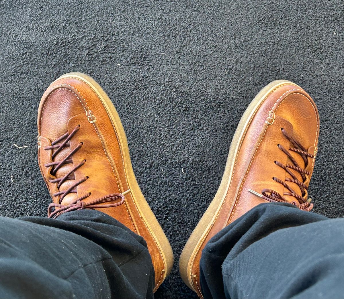 Photo by rattler360 on February 28, 2025 of the Yogi Footwear Finn 3 in Chestnut Brown.