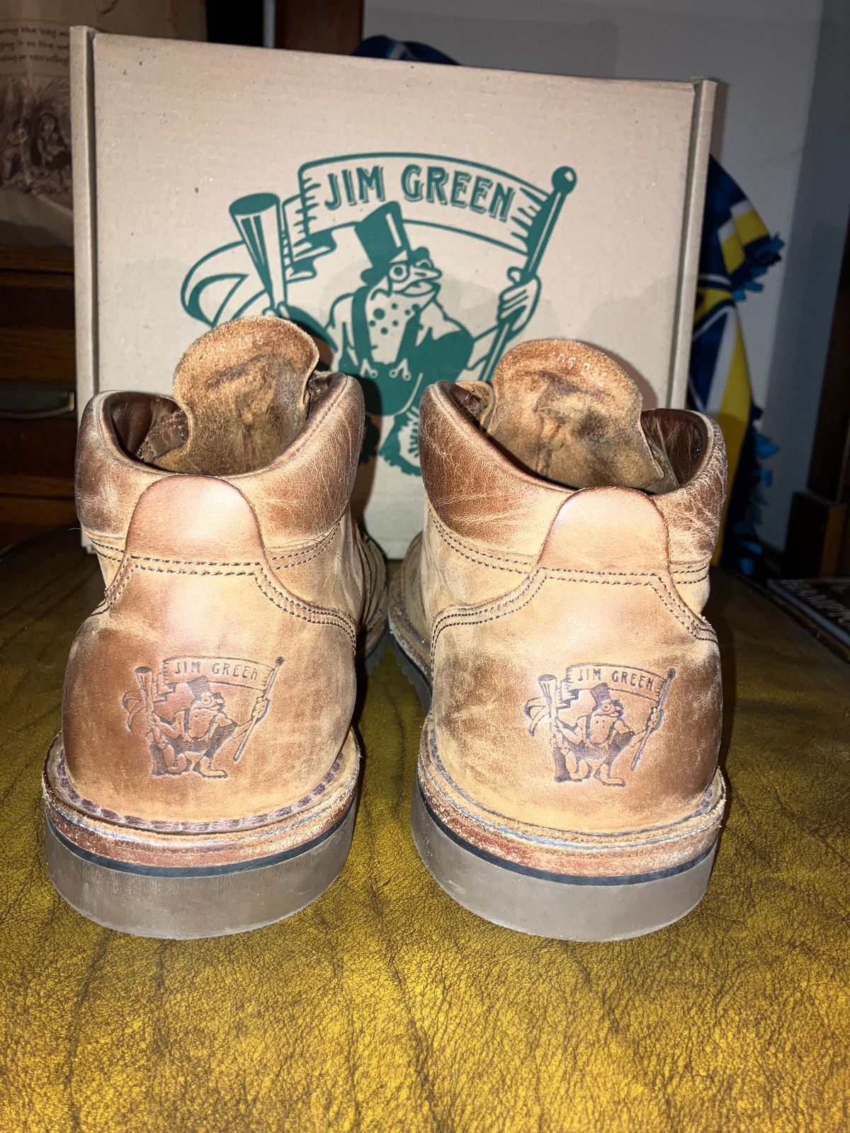 Photo by sigben59 on December 4, 2025 of the Jim Green African Ranger – Leather Midsole in Fudge Crazy Horse.